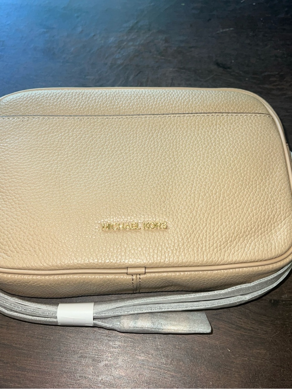 Michael Kors Outlet Jet Set Large Pebbled Leather Camera Crossbody Bag 35R6GTVC7